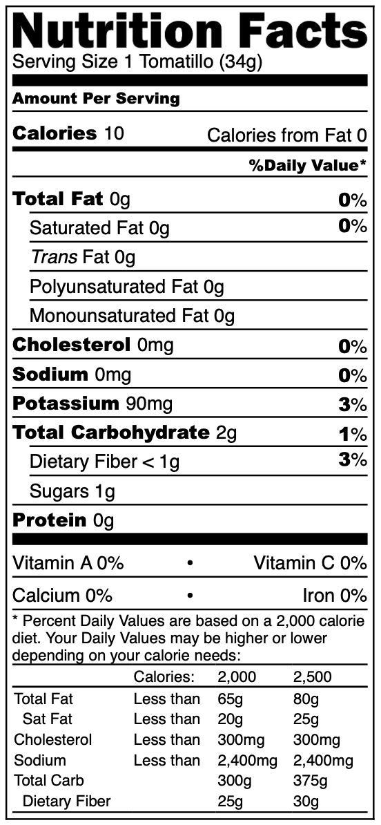 Tomatillo GreenPoint
