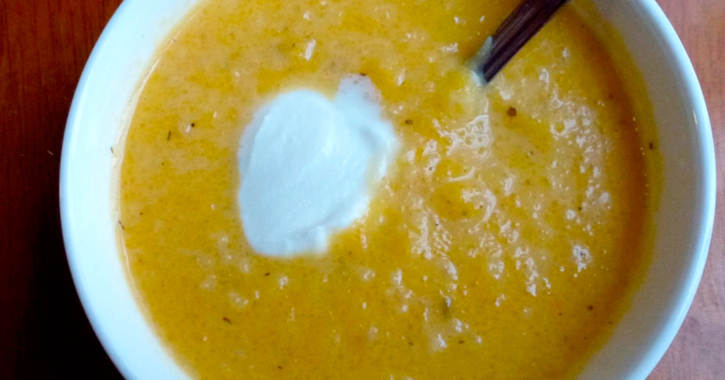 Sweet Roasted Butternut Squash Soup